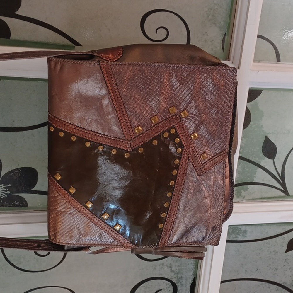 Bags by pinky genuine leather cross body vintage handbag
